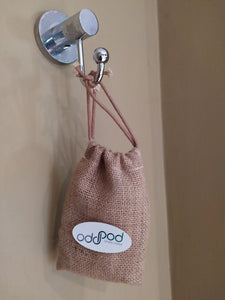 Soap Saver Bag with Drawstring - Hessian | Cotton