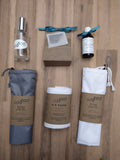 Odd Pod PP Paper Premium Starter Pod, contains one PP Paper, one Reusable Bin Liner Wet Bag, Apricot Kernel Oil, Organic Rooibos Tea bags and a Spray Bottle.          