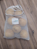 The Odd Pod Shopper mesh bag, made from 100% cotton. Lightweight that is ideal for fresh produce or arts and crafts.