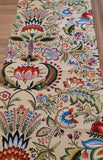 A vibrant 100% cotton table runner, with matching dish covers available. 
